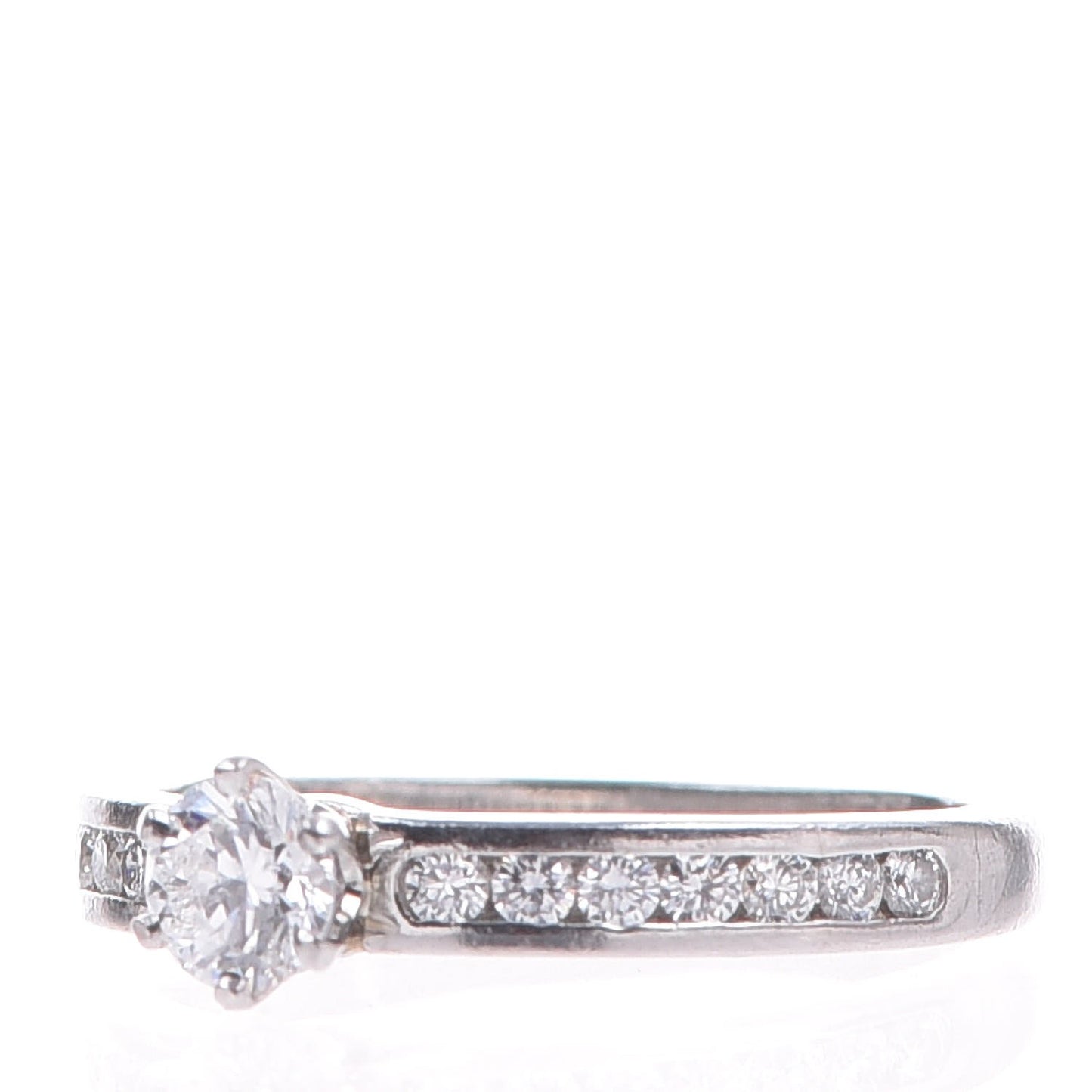 18K Platinum Diamond .31ct Engagement Ring 52 6