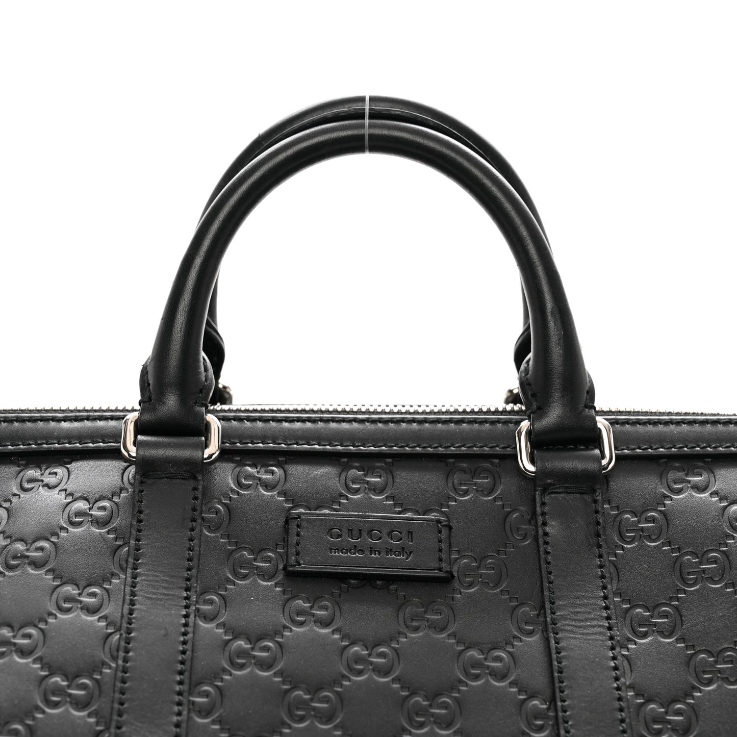 Guccissima Signature Large Duffle Black