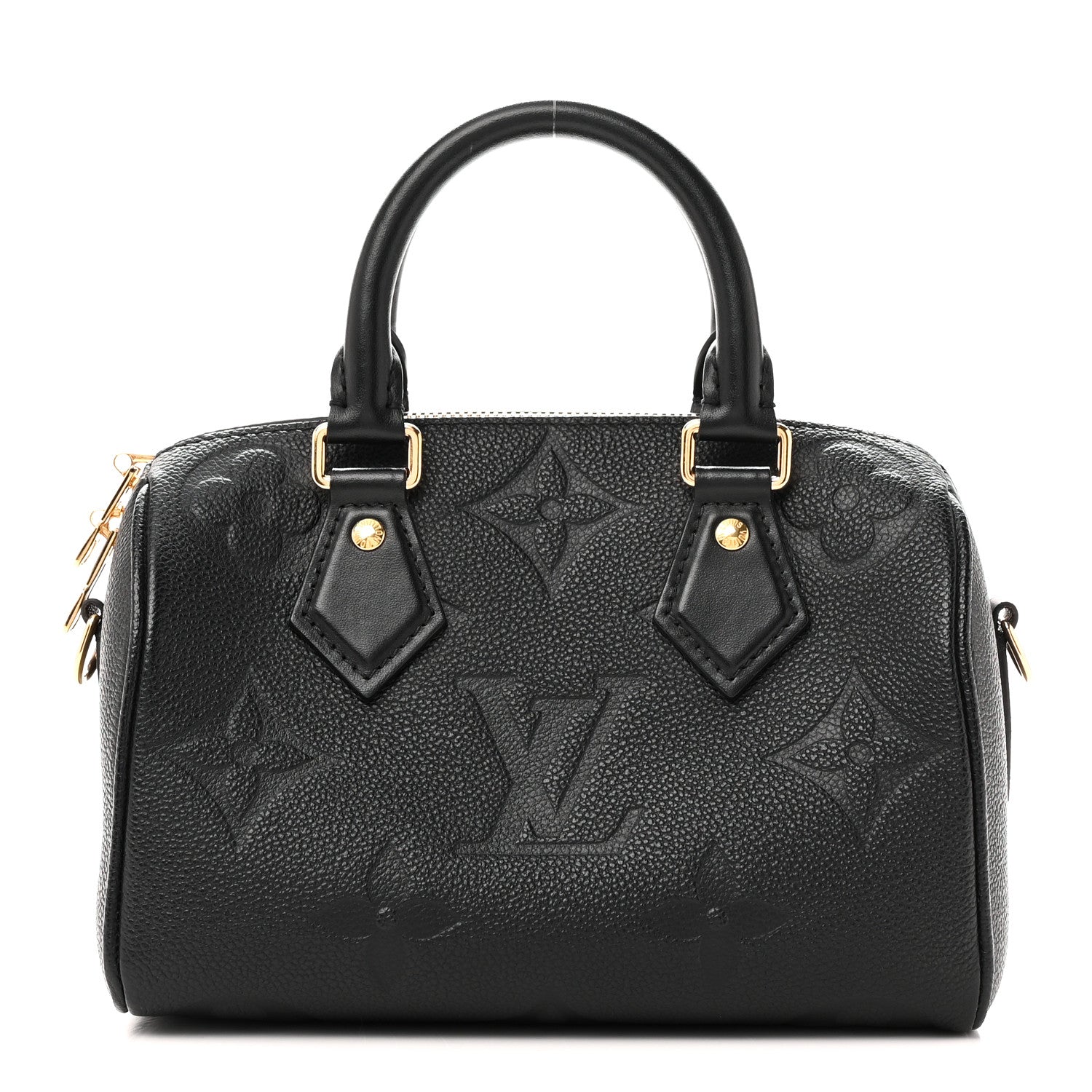 Louis Vuitton Empreinte Monogram Giant Speedy Bandouliere 20 Black 1 of 10