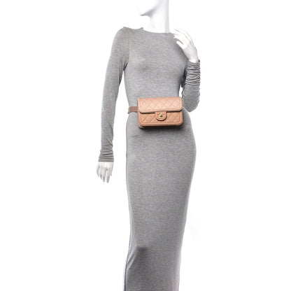 Chanel Caviar Quilted Sunset On The Sea Waist Bag Beige 2 of 10