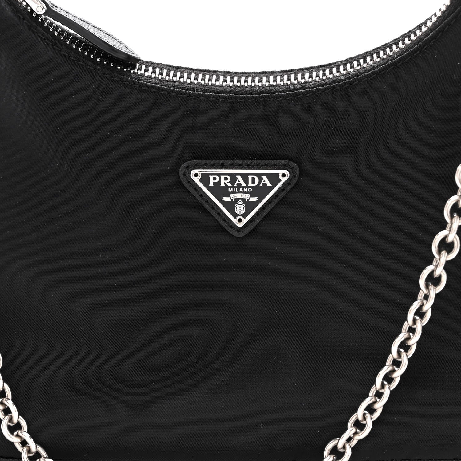 Prada Nylon Re-Edition 2005 Shoulder Bag Black 7 of 9