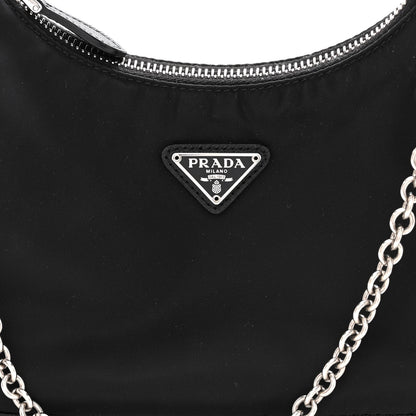 Prada Nylon Re-Edition 2005 Shoulder Bag Black 7 of 9