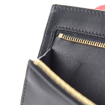 Celine Smooth Calfskin Medium Multifunction Strap Wallet Coquelicot 8 of 10