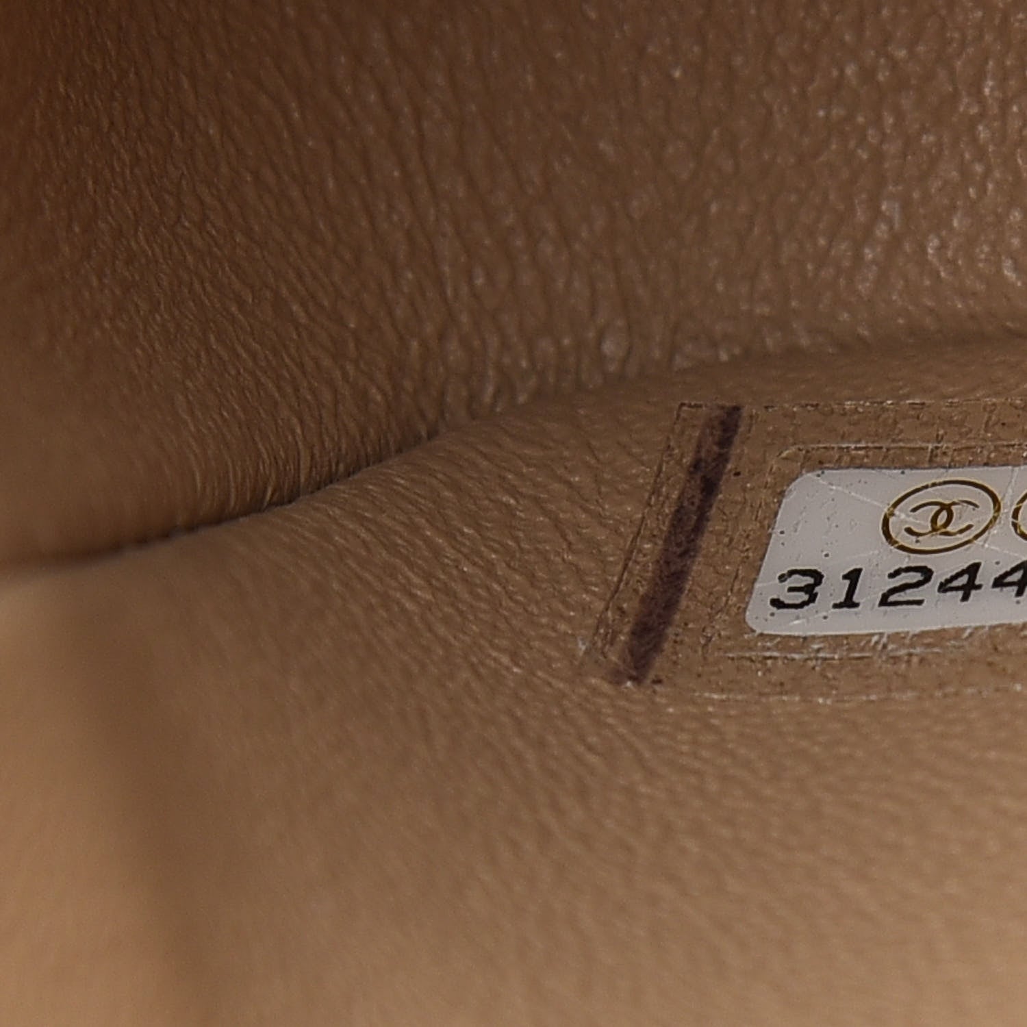 Chanel Lambskin Quilted Mini Rectangular Flap Dark Beige 7 of 10