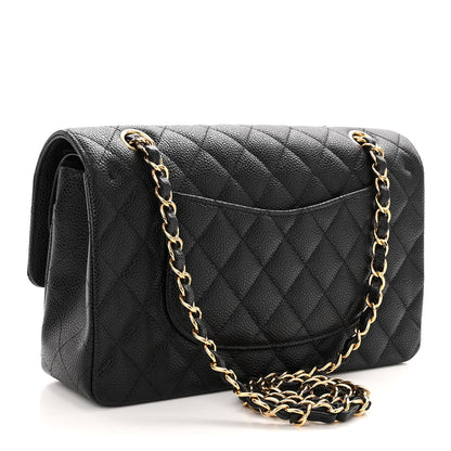 Chanel Caviar Quilted Medium Double Flap Black 3 of 10