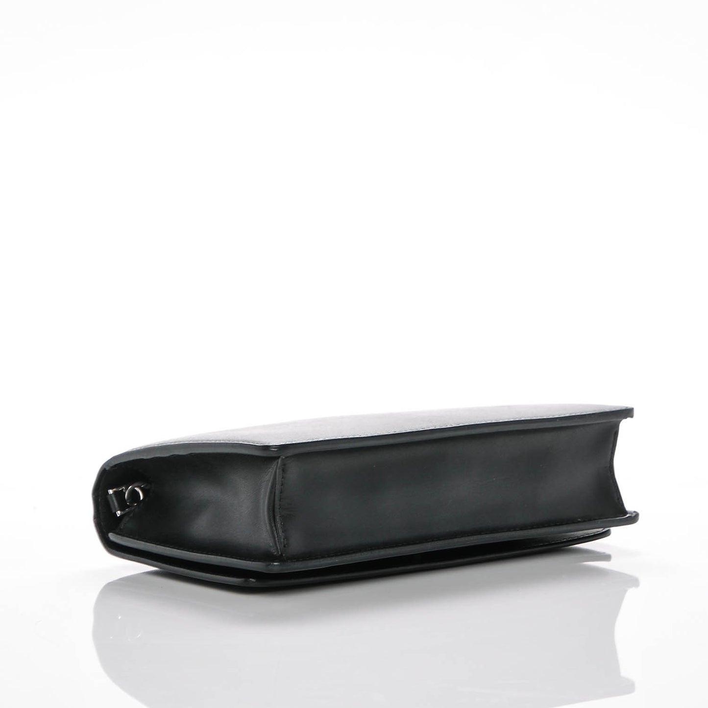 Calfskin Star Pandora Chain Wallet Black