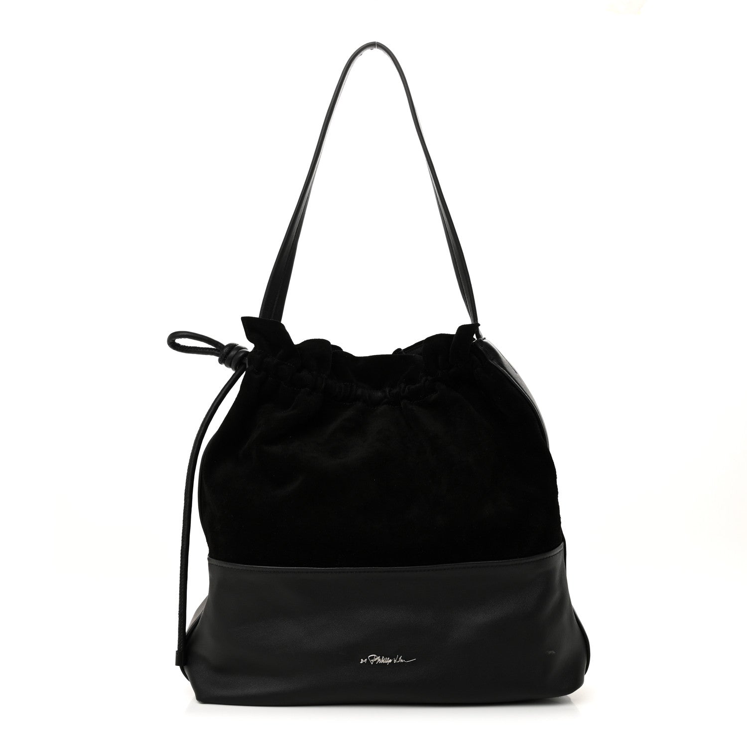 3.1 Phillip Lim Calfskin Suede Origami Tote Black 1 of 9