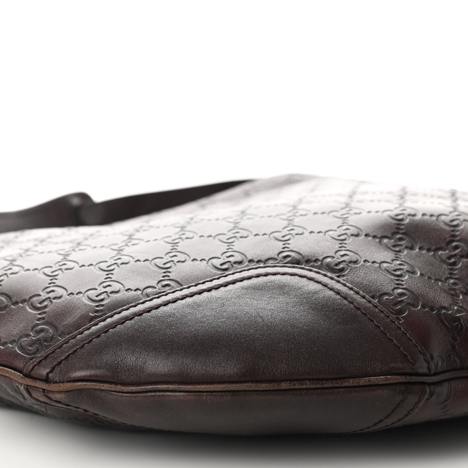 Gucci Guccissima Large Princy Hobo Dark Brown 8 of 10