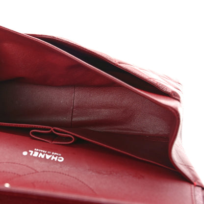 Chanel Caviar Quilted Jumbo Double Flap Burgundy 5 of 11