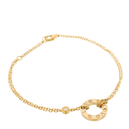 Cartier 18K Yellow Gold Diamond Love Bracelet 1 of 4
