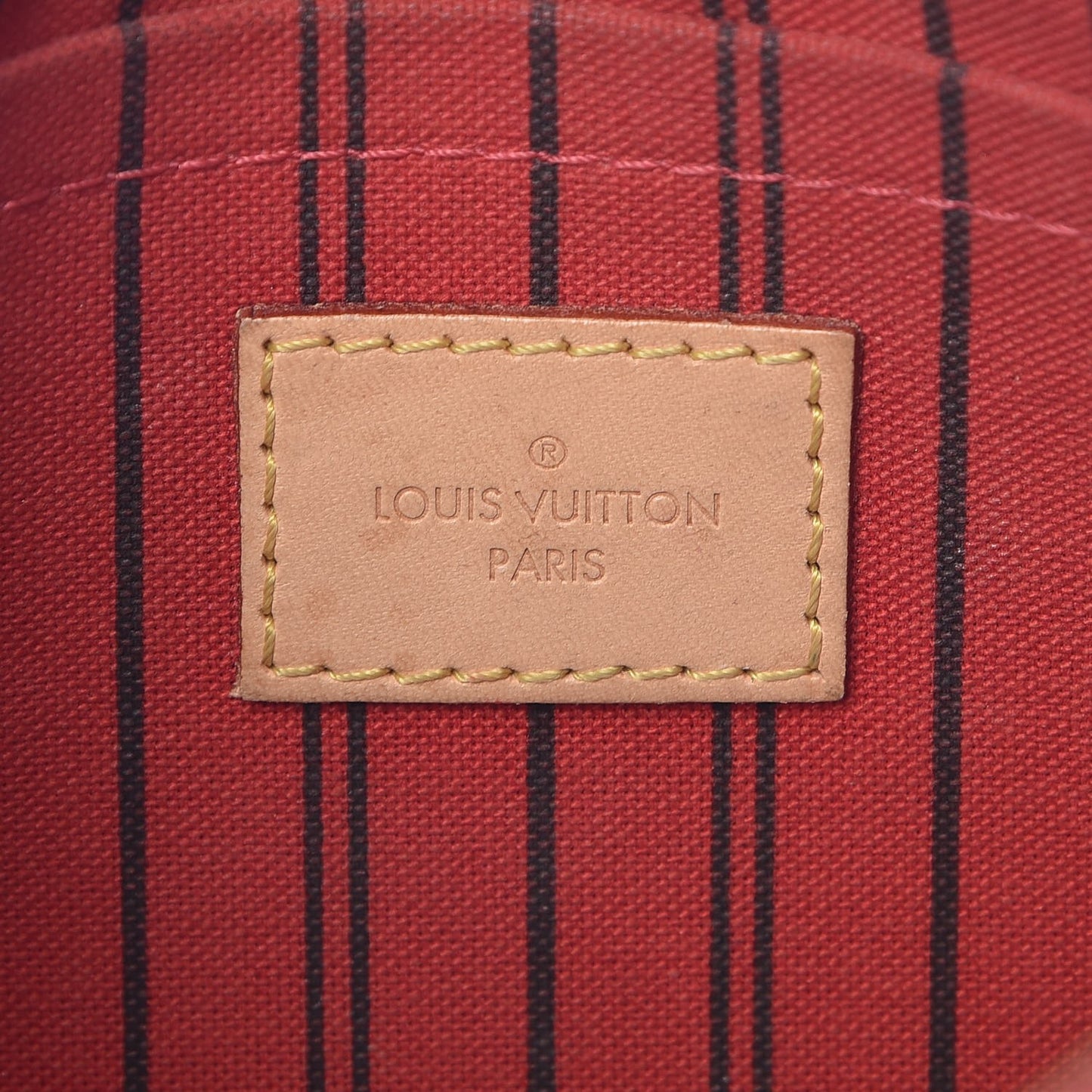 Monogram Neverfull MM GM Pochette Cherry