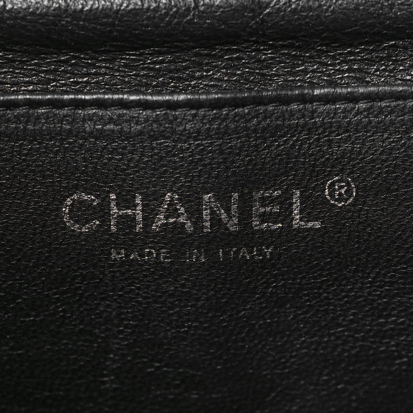 Patent Quilted Clutch with Chain Flap Black