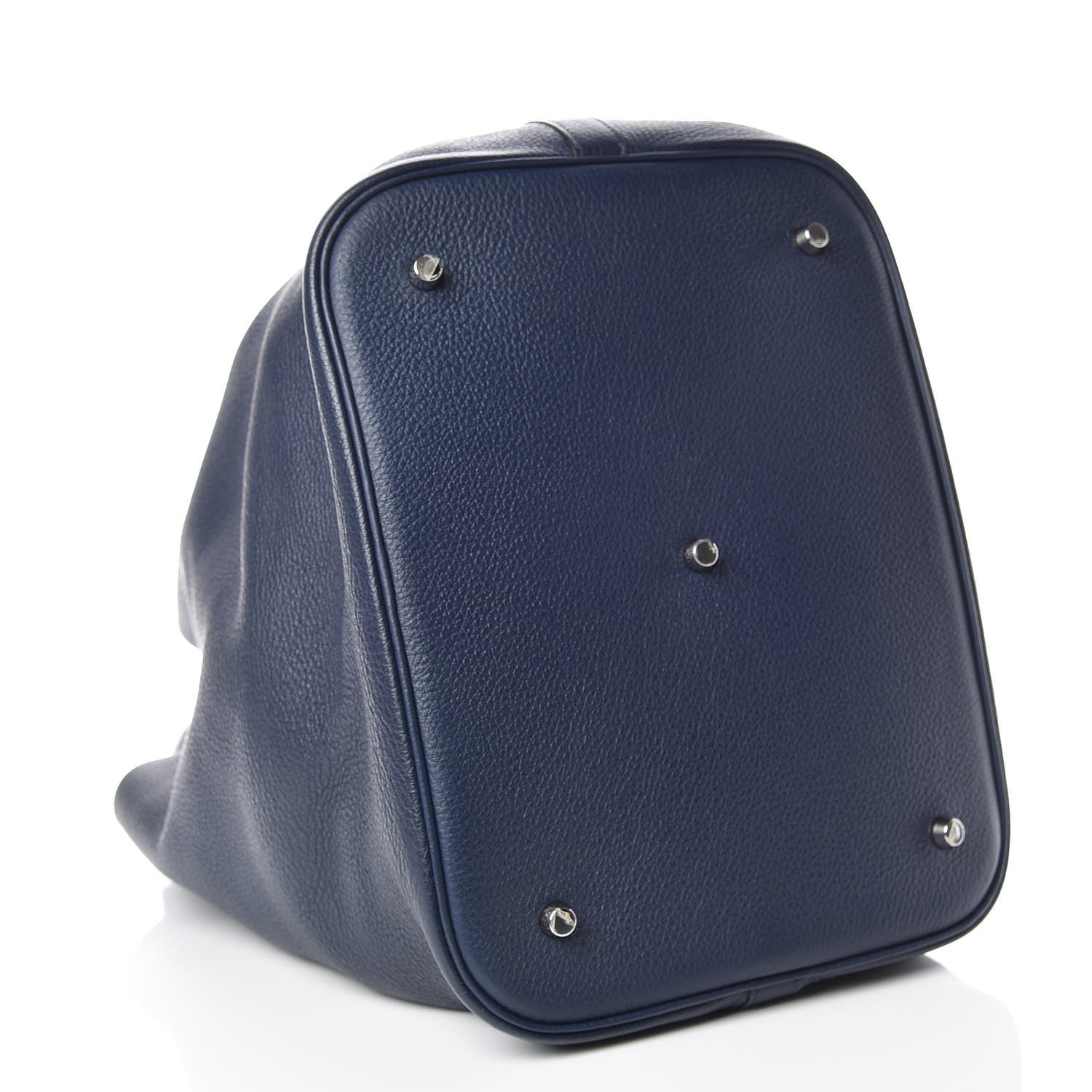 Hermes Taurillon Clemence Picotin Lock TGM Bleu Abysse 4 of 7