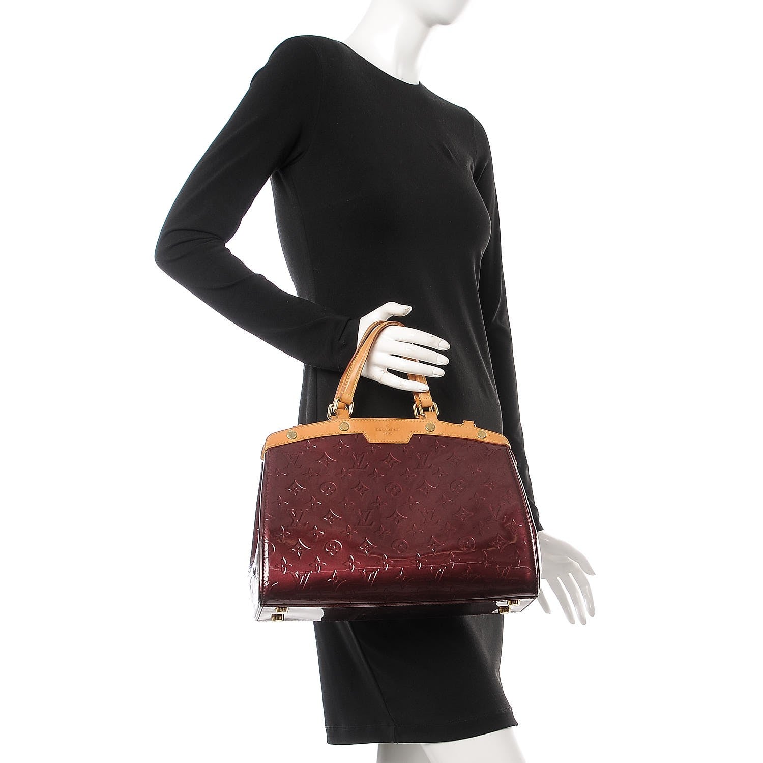 Louis Vuitton Vernis Brea MM Amarante 3 of 9