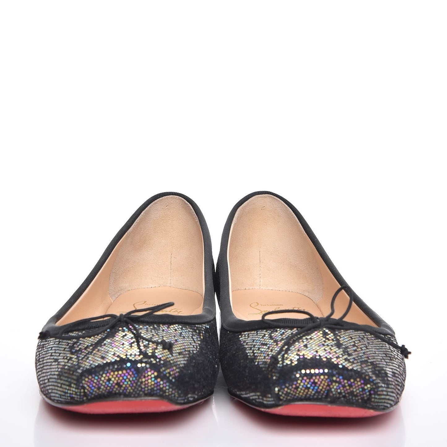 Glitter Spotlight Rosella Flats 38 Blue Khol Black