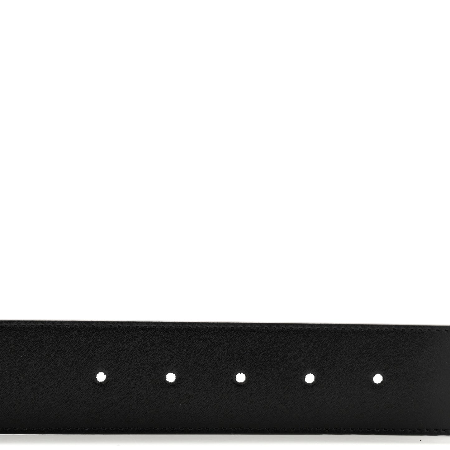 Vitello Liberty F is Fendi Bi-Color Reversible Belt Black Peonia