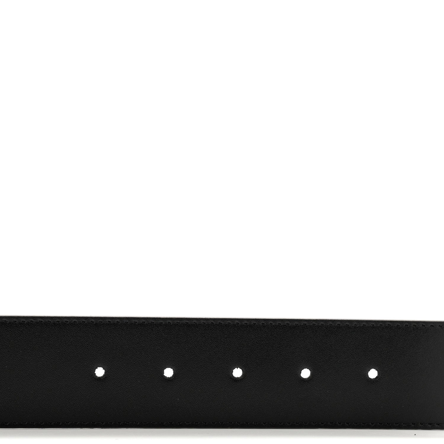 Fendi Vitello Liberty F is Fendi Bi-Color Reversible Belt Black Peonia 4 of 5