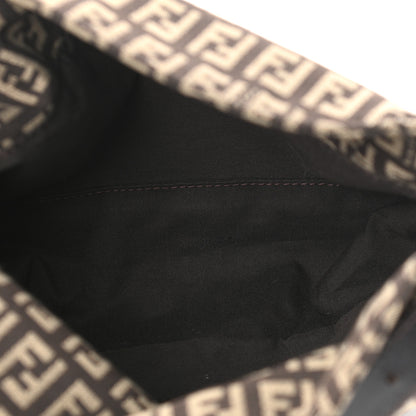 Fendi Zucchino Vitello Baguette Testa di Moro Beige 5 of 9