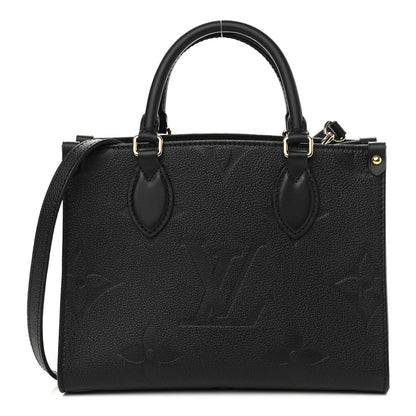 Louis Vuitton Empreinte Monogram Giant Onthego PM Black 1 of 9