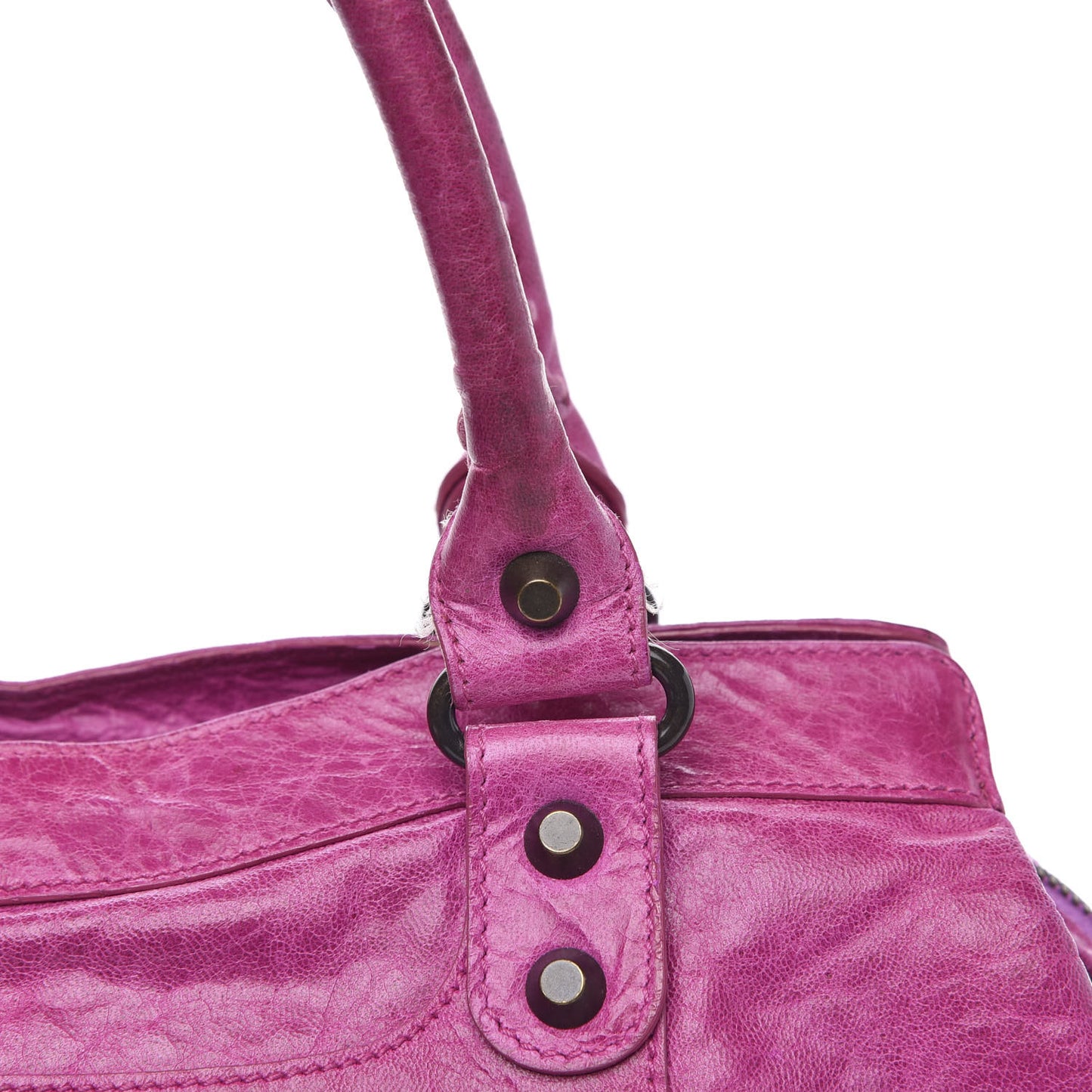 Agneau Classic Hardware Step Magenta