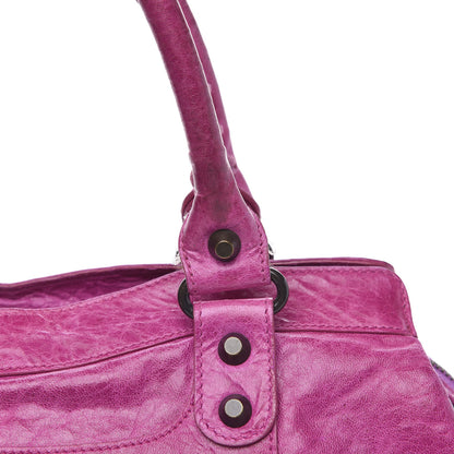 Balenciaga Agneau Classic Hardware Step Magenta 15 of 16