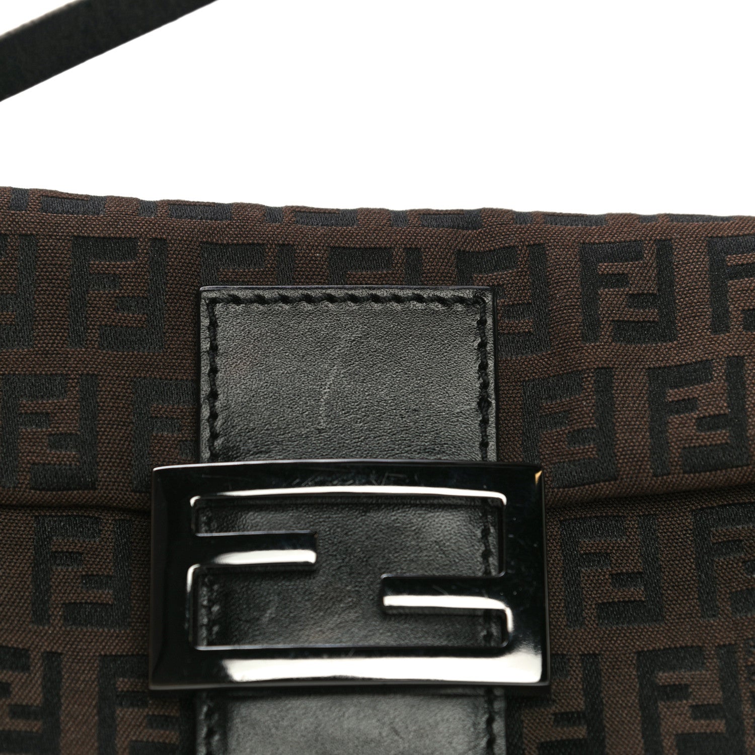 Fendi Zucchino Mini Baguette Brown 9 of 13