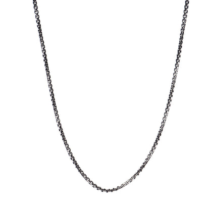David Yurman Sterling Silver 14K Yellow Gold 2.7mm Box Chain Necklace 16" 2 of 4