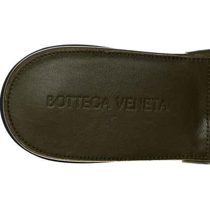 Bottega Veneta Nappa Quilted Rubber Lido Flat Sandals 36.5 Khaki 6 of 7