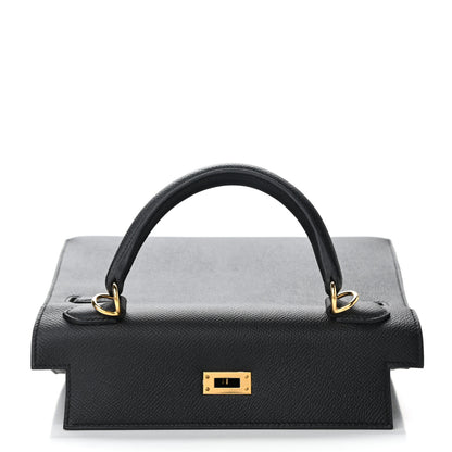 Hermes Epsom Kelly Sellier 25 Black 16 of 36