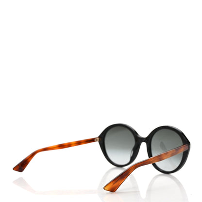 Gucci Acetate Round Sunglasses GG0023S Black Tortoise 4 of 8