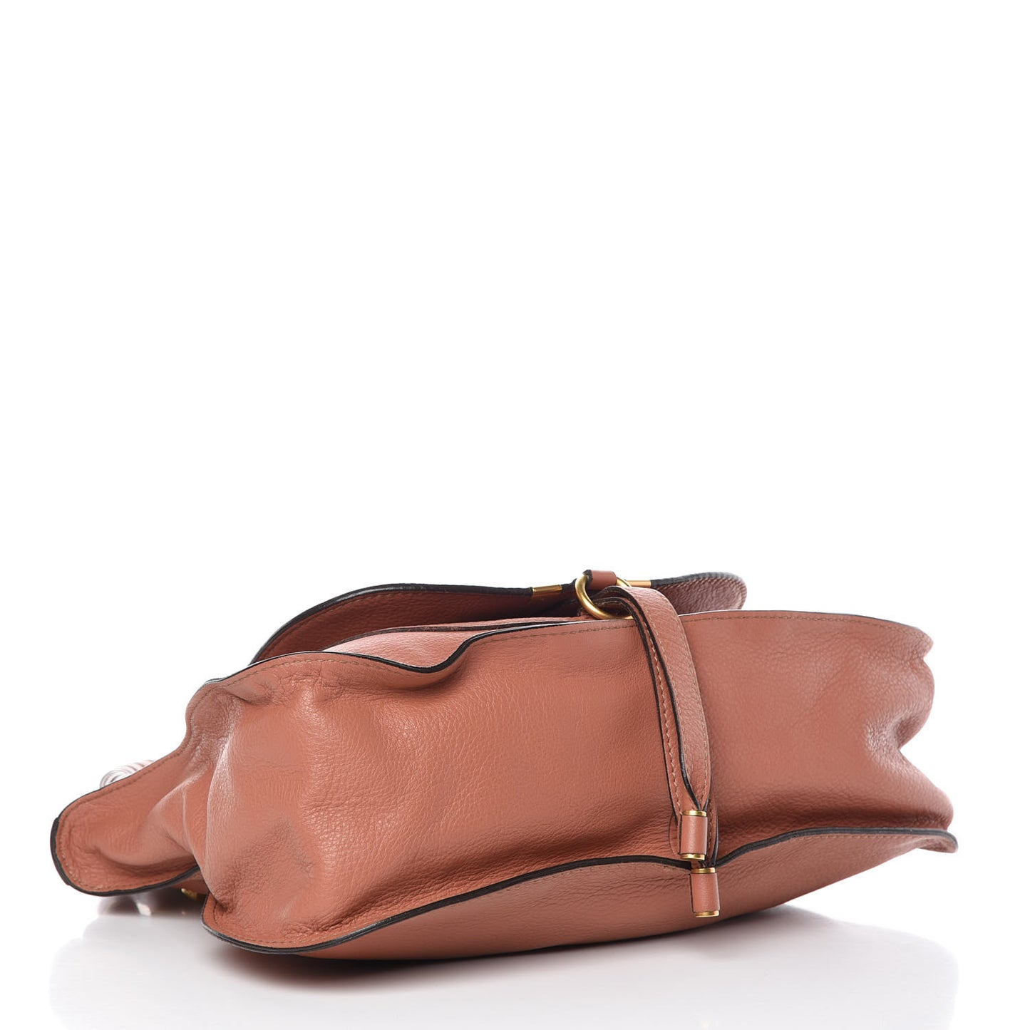 Calfskin Medium Marcie Satchel Coral