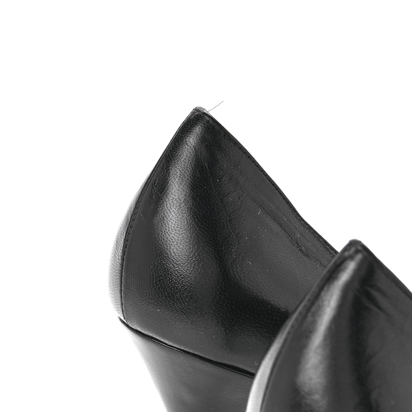 Calfskin Kristen Bamboo Pumps 37 Black
