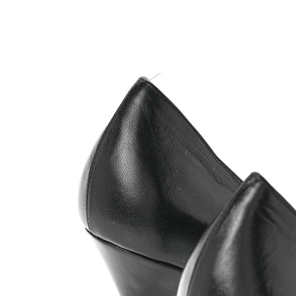 Gucci Calfskin Kristen Bamboo Pumps 37 Black 5 of 9