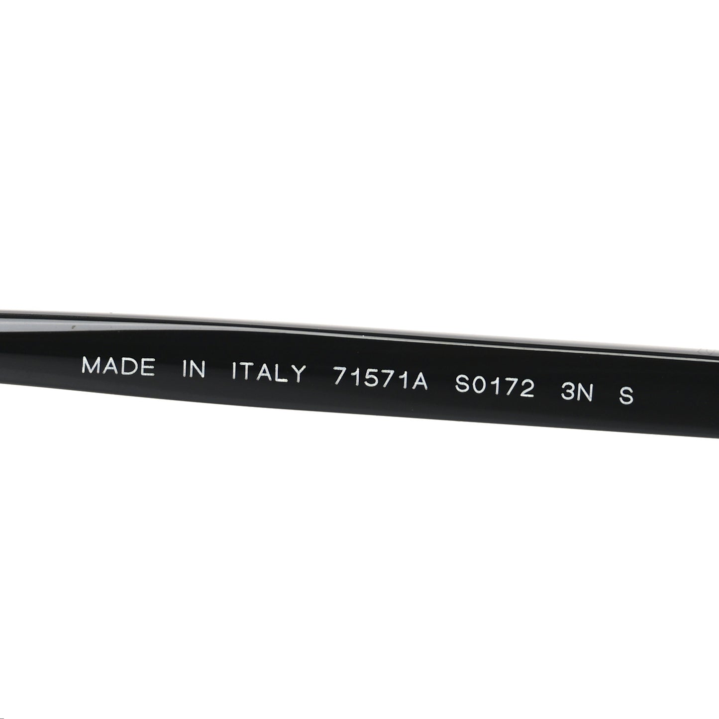 Acetate Oval Sunglasses 71571A Black