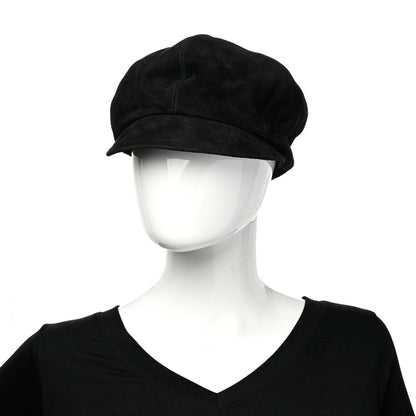 Christian Dior Suede Arty Beret Cap 57 Black 2 of 11