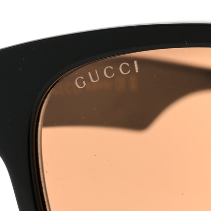 Gucci Acetate Rectangle Sunglasses GG0960SA Black 7 of 8