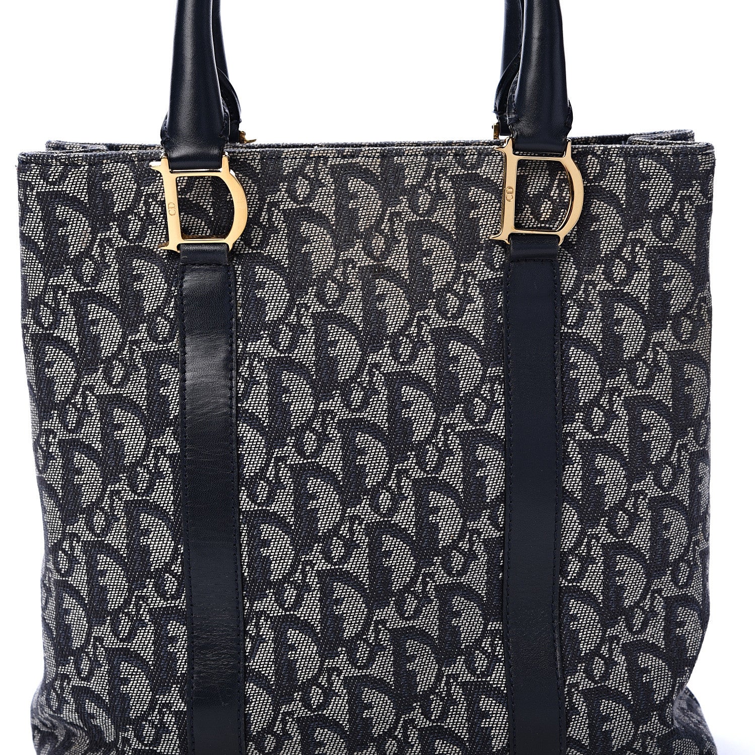 Christian Dior Monogram Tote Blue 7 of 13