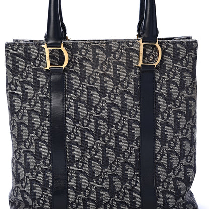 Christian Dior Monogram Tote Blue 7 of 13