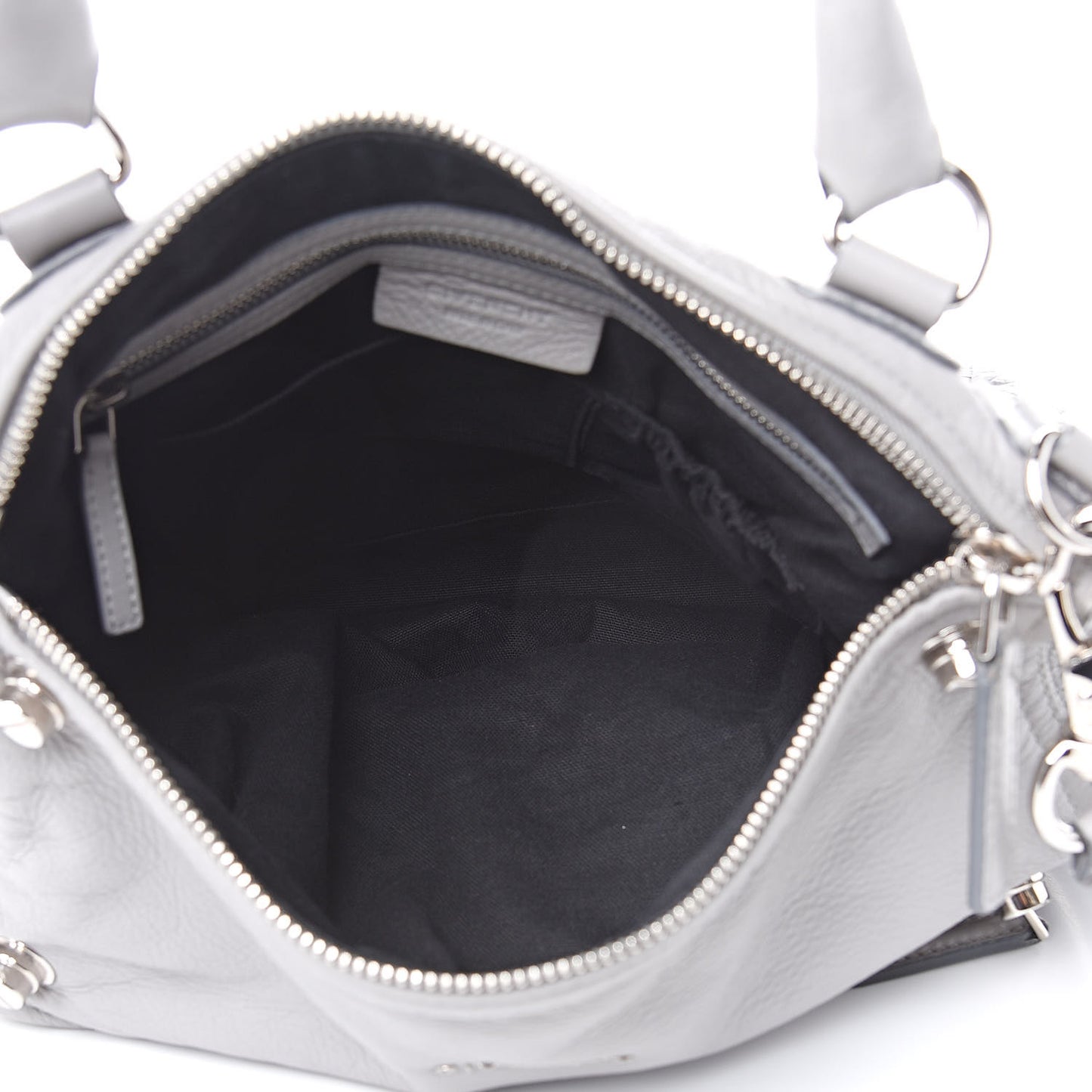 Calfskin Medium Bolt Stud Pandora Pearl Grey