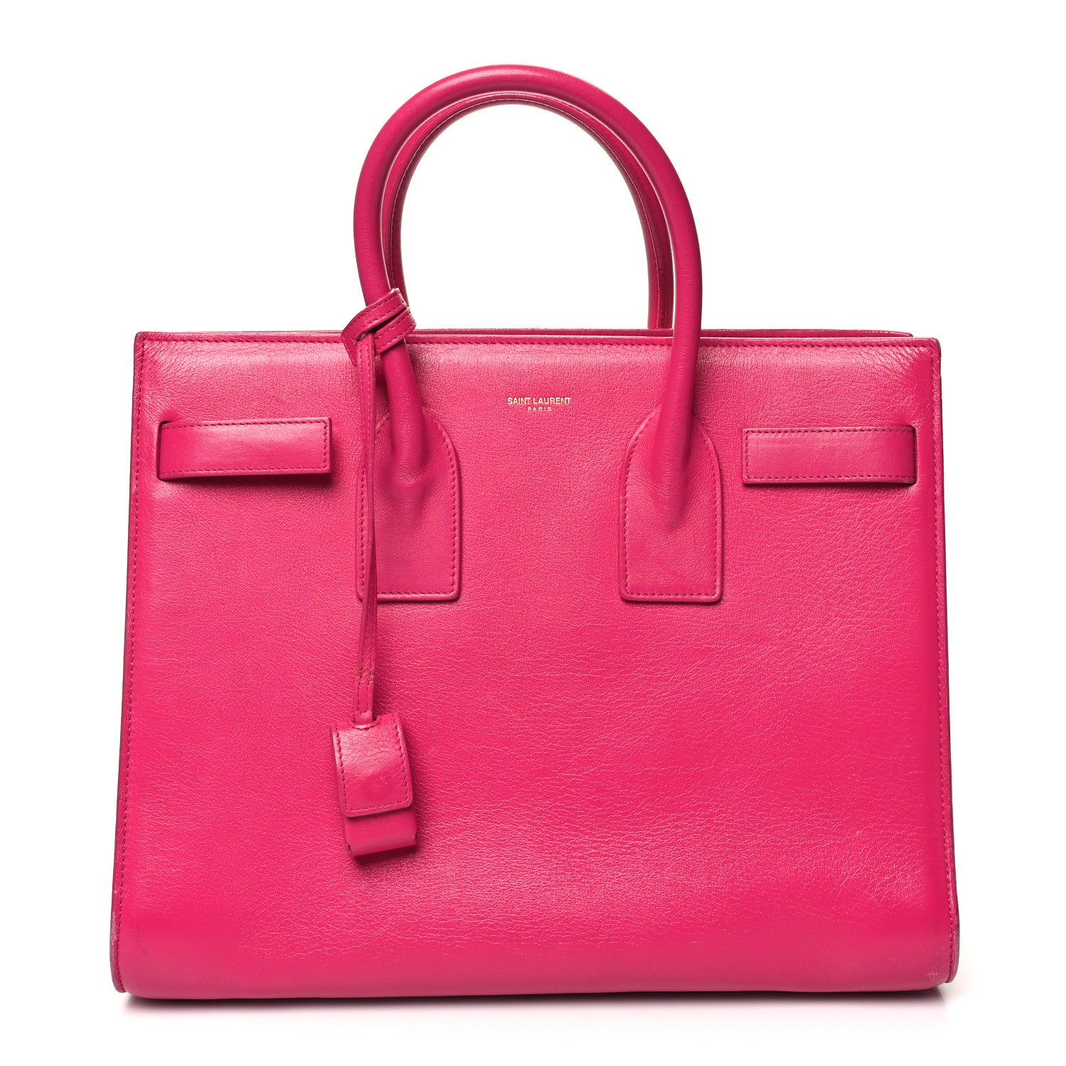 Saint Laurent Calfskin Small Sac De Jour Lipstick Pink 1 of 16