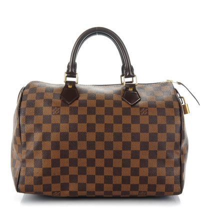 Louis Vuitton Damier Ebene Speedy 30 1 of 7