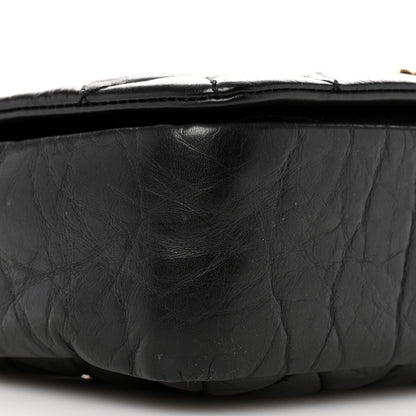 Chanel Aged Calfskin Quilted Small Pondichery Flap Black 9 of 11