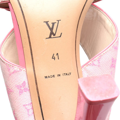 Louis Vuitton Mini Monogram Mary Kate Mules 41 Pink 8 of 15