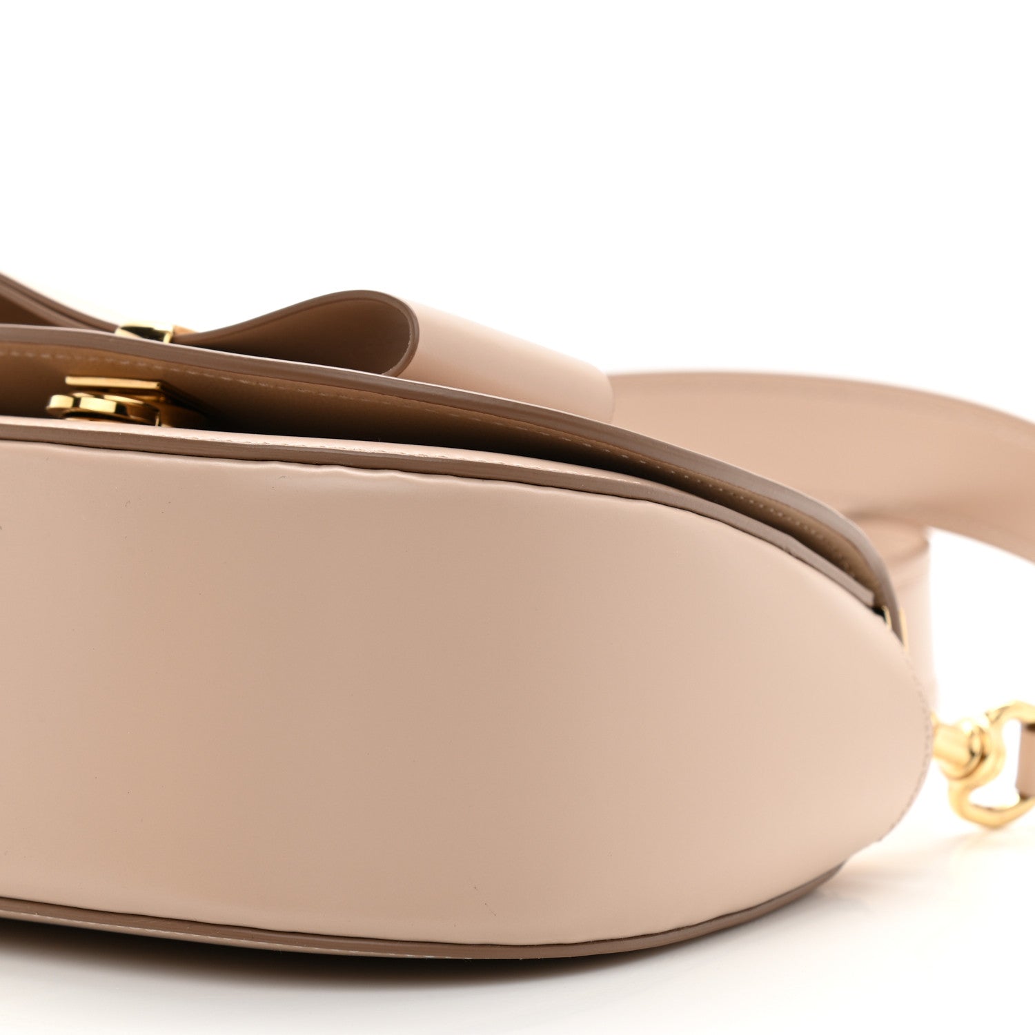 Salvatore Ferragamo Smooth Calfskin Small Anna Shoulder Bag New Bisque 10 of 10