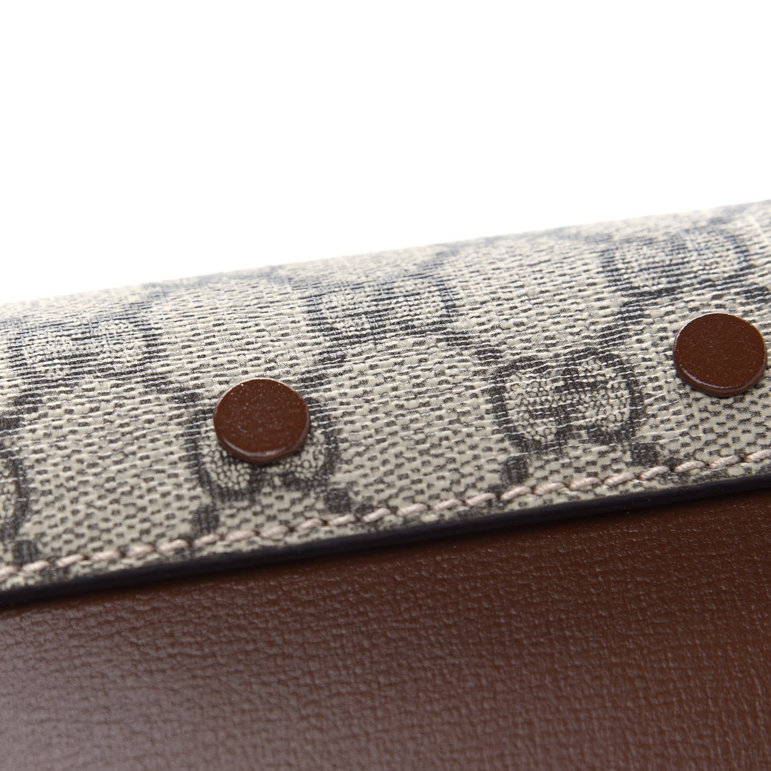 Gucci GG Supreme Monogram Script Logo Heart Crossbody Bag Beige Brown 8 of 11