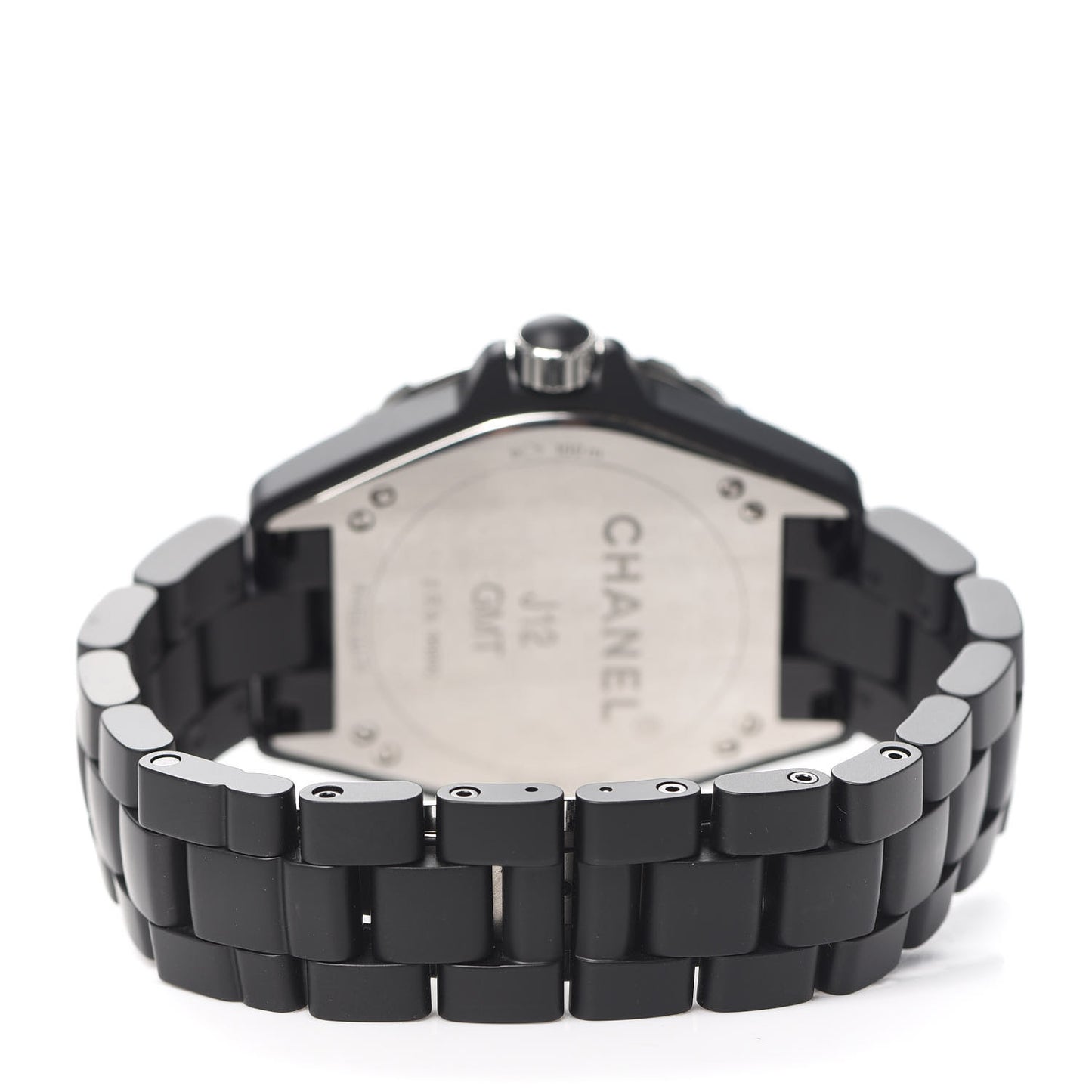 Stainless Steel Matte Ceramic 41mm J12 GMT Automatic Watch Black