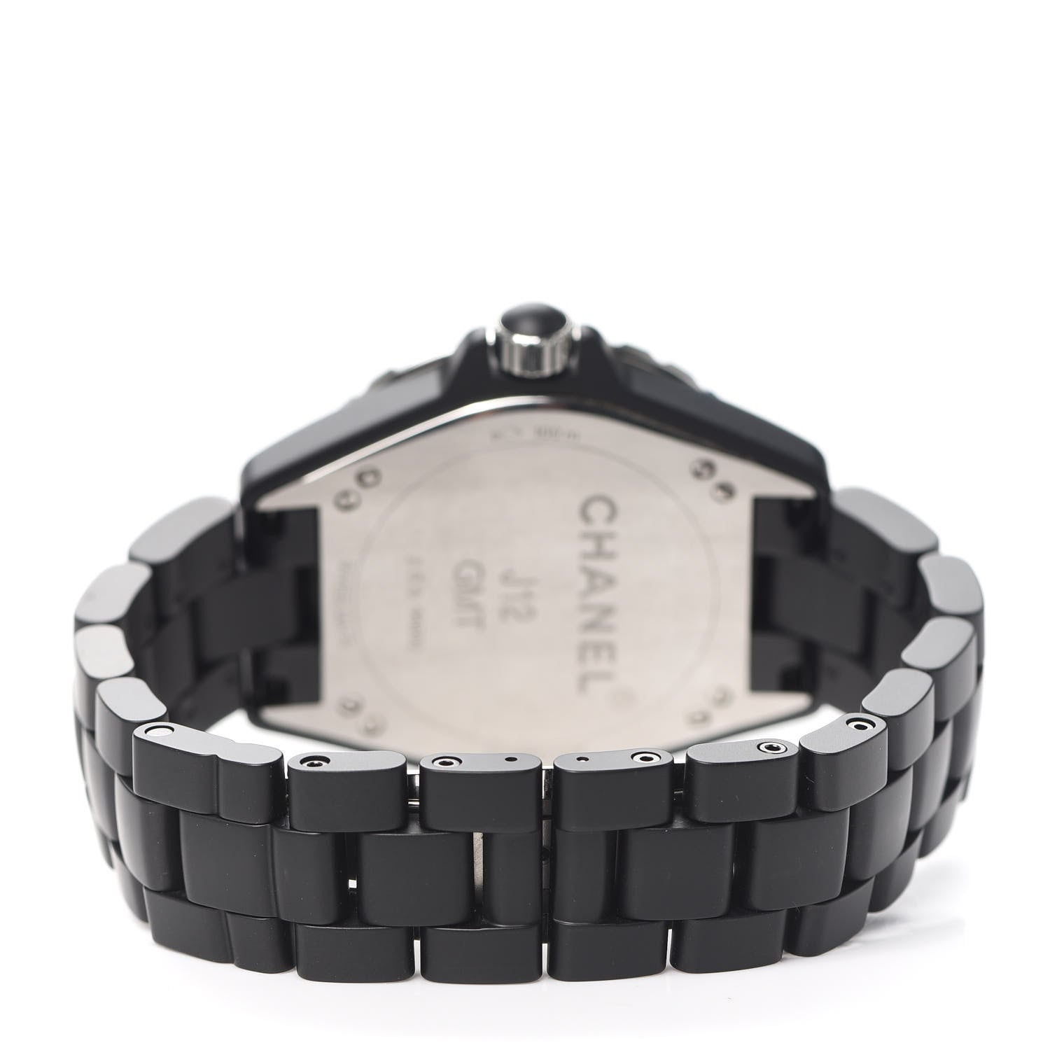 Chanel Stainless Steel Matte Ceramic 41mm J12 GMT Automatic Watch Black 3 of 6