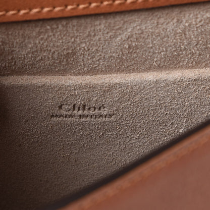 Chloe Calfskin Suede Medium Nile Bracelet Bag Caramel 7 of 8