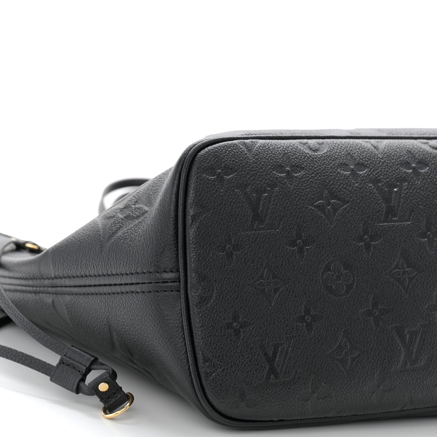 Louis Vuitton Empreinte Monogram Giant Neverfull MM Black 9 of 10