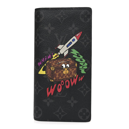 Louis Vuitton Monogram Eclipse Space Age Brazza Wallet 1 of 6